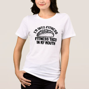 Taco Fitness Lustiger Fitnessstudio Tri-Blend Shirt