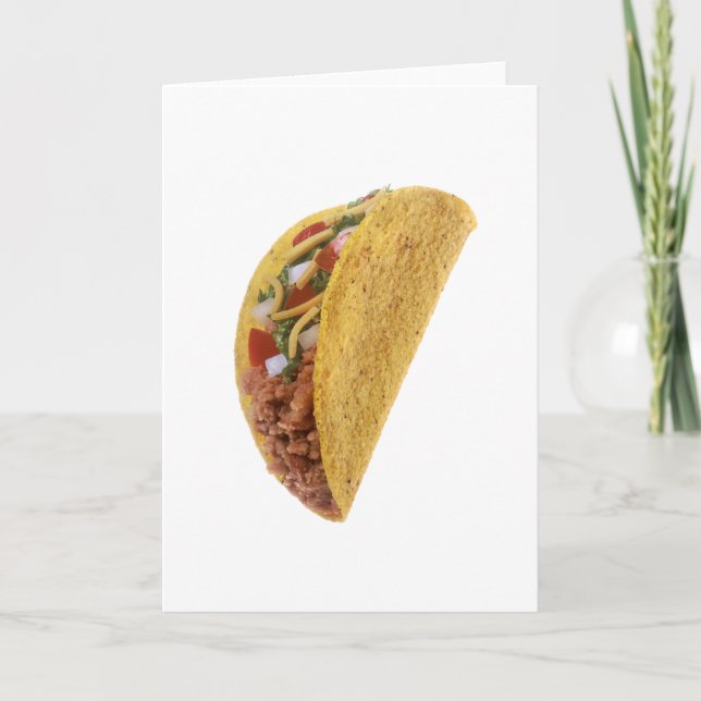 Taco Funny Halloween Kostüme passende Paare Karte (Vorderseite)