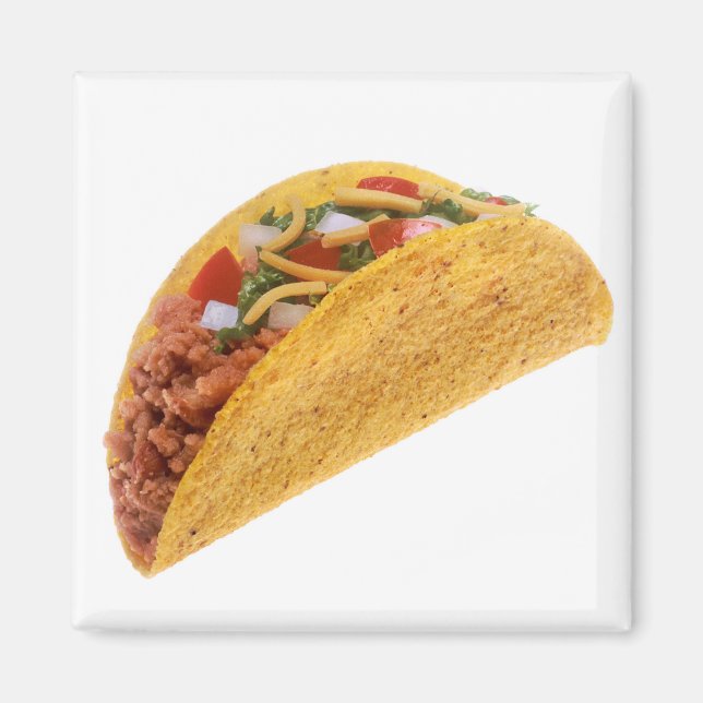 Taco für harte Muschel Magnet (Vorne)