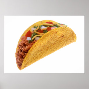 Taco für harte Muschel Poster
