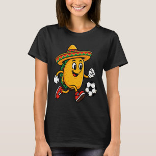 Taco Fußball Mexican Cinco De Mayo Sombrero T-Shirt