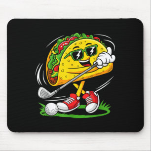 Taco-Golfer Cinco de Mayo mexikanischer Golfer-Ess Mousepad