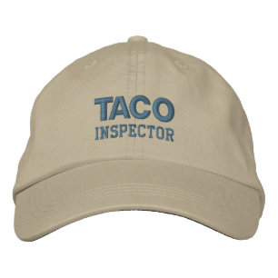 TACO INSPECTOR-Kappe (Monoton) Bestickte Kappe