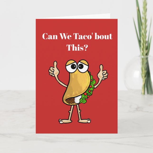Taco Je suis Désolé Carte (Devant)