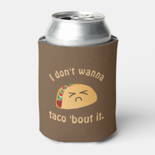 Taco-'Kampf es lustiger Dosenkühler