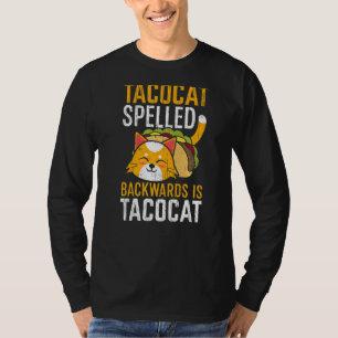 Taco Katze rückwärts geschrieben ist Taco Katze me T-Shirt