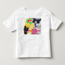 Taco-Katze rückwärts geschrieben Kleinkind T-shirt
