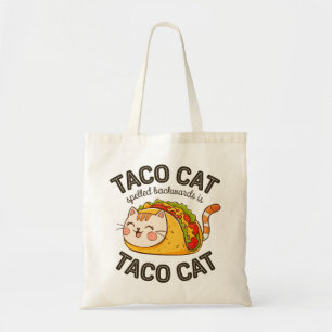 Taco Katze rückwärts geschrieben Taco Katze Niedli Tragetasche