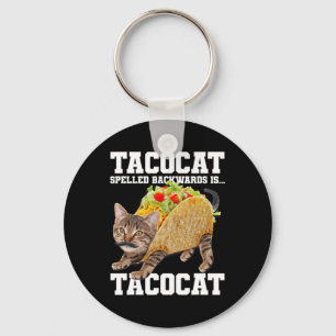 Taco Katze rückwärts geschrieben Tacocat Meme Albe Schlüsselanhänger