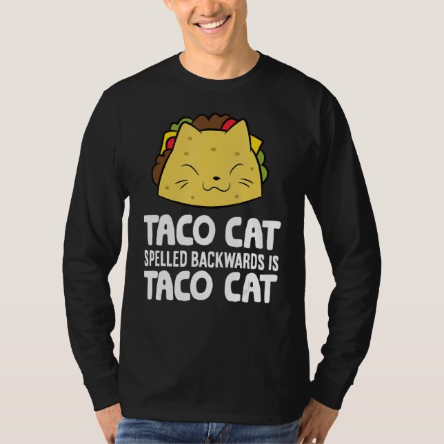 Taco Katze zurückgeschrieben ist Taco Katze T-Shirt (Vorderseite)