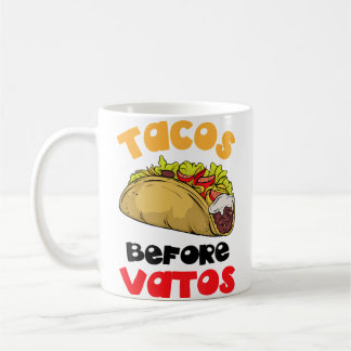 Taco-Liebhaber Tacos vor Jungs Kaffeetasse