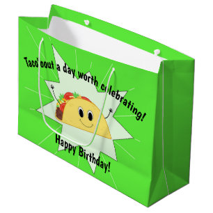 Taco Lover Grand sac d'anniversaire
