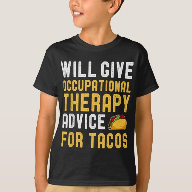 Taco Lover Lustigen Sprüche Birt T-Shirt (Vorderseite)
