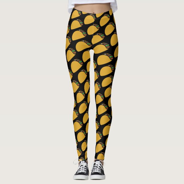 Taco Lovers Taco Dienstag Leggings (Vorderseite)