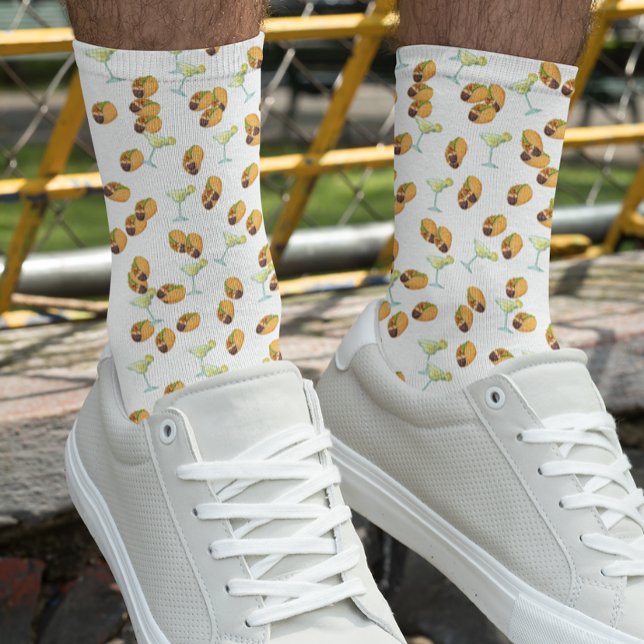 Taco Mexican Margarita Fun Crazy Socks Socken (Von Creator hochgeladen)
