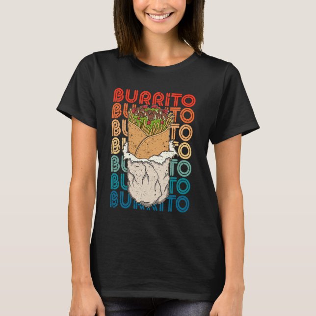 Taco mexikanische Küche mit Burritfood Souvenir T-Shirt (Vorderseite)