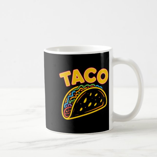 Taco mexikanisches Essen  Kaffeetasse (Rechts)