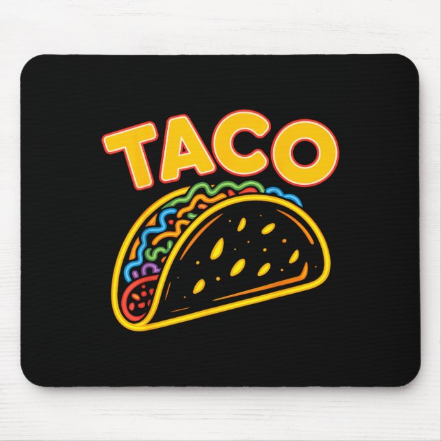 Taco mexikanisches Essen  Mousepad (Vorne)