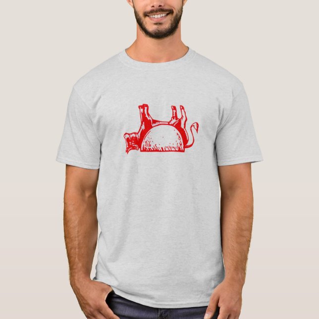 Taco mit Rindfleisch T-Shirt (Vorderseite)