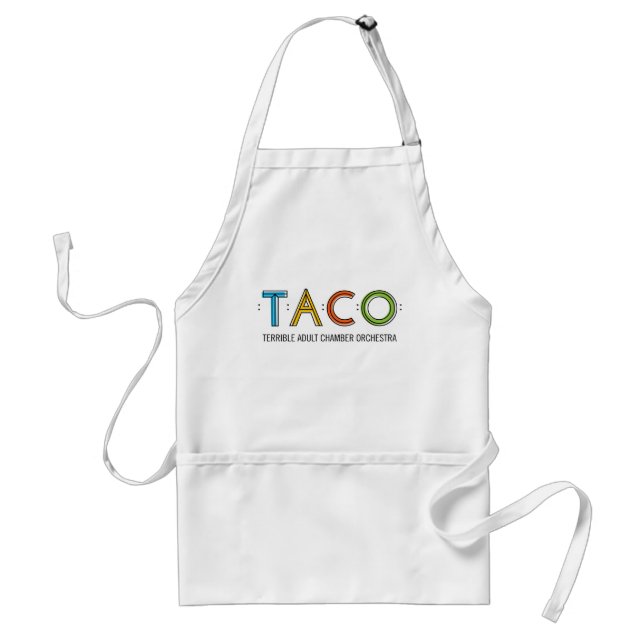 TACO Musiker Liebe zu spielen in der Küche auch! Schürze (Vorne)