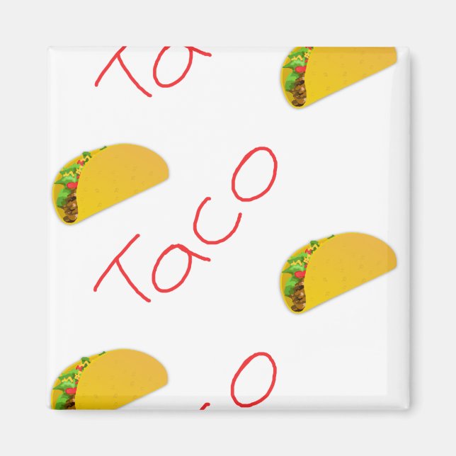 Taco-Muster Magnet (Vorne)