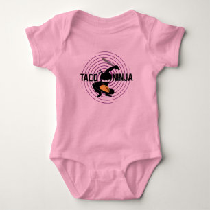 Taco Ninja Design - Baby Jersey Bodysuit Strampler
