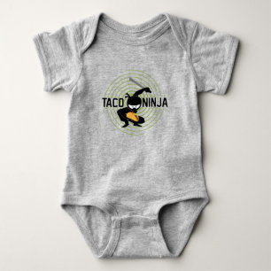 Taco Ninja Design - Baby Jersey Bodysuit Strampler