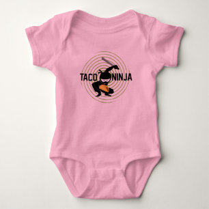 Taco Ninja Design - Baby Jersey Bodysuit Strampler
