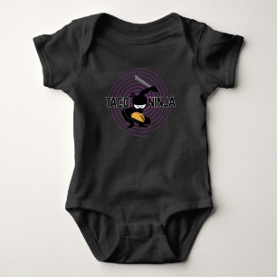 Taco Ninja Design - Baby Jersey Bodysuit Strampler