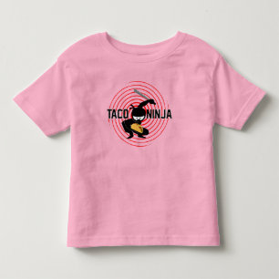 Taco Ninja Design - Feines Jersey T-Shirt für Klei