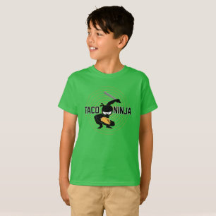 Taco Ninja Design - Kids' Basic T - Shirt