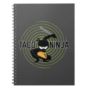 Taco Ninja Design - Spiral Foto Notebook Notizblock