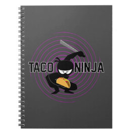 Taco Ninja Design - Spiral Foto Notebook Notizblock
