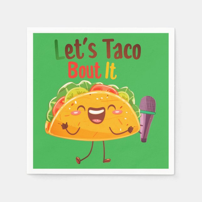 Taco Paper Napkins Serviette (Vorderseite)
