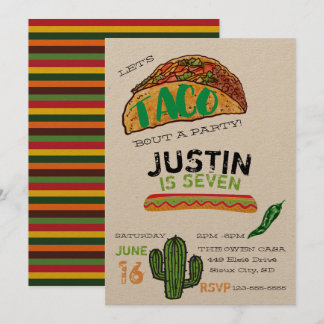 Taco Party Einladung