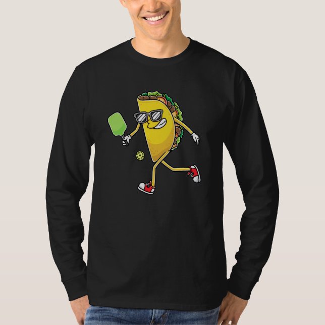 Taco Pickleball Mexican Cinco De Mayo Pickleball P T-Shirt (Vorderseite)