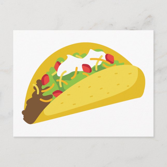Taco Postkarte (Vorderseite)