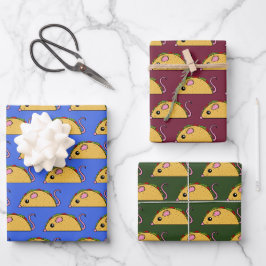 Taco Rat Wrapping Paper Set Geschenkpapier Set