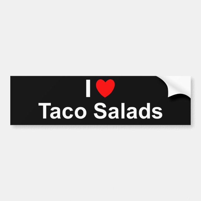 Taco-Salate Autoaufkleber (Vorne)