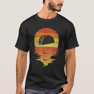 Taco Shirt Retro Sonnenuntergang 70er Vintag Tacos