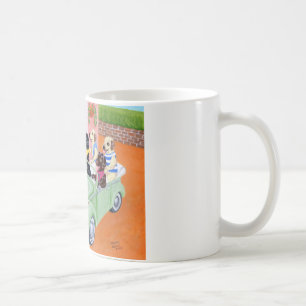 Taco-Spaß Labradors Malerei Kaffeetasse