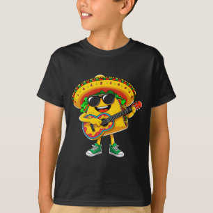Taco spielt Gitarre cinco de mayo lustiger mexikan T-Shirt