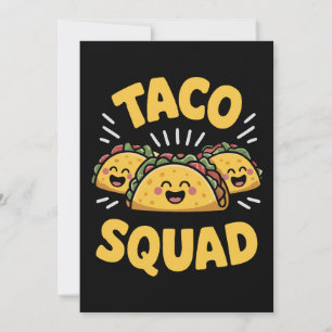 Taco Squad - Fun Fiesta Crew Einladung