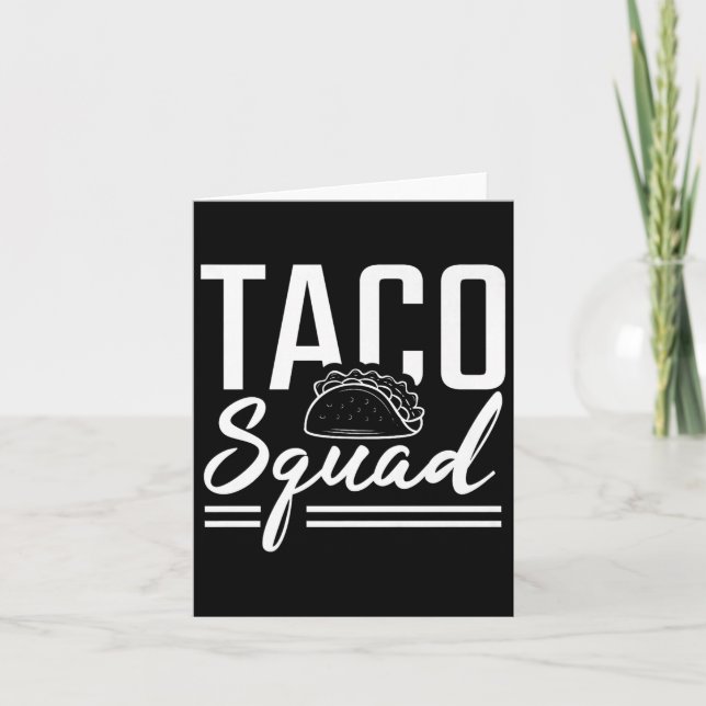 Taco Squad Premium Karte (Vorderseite)