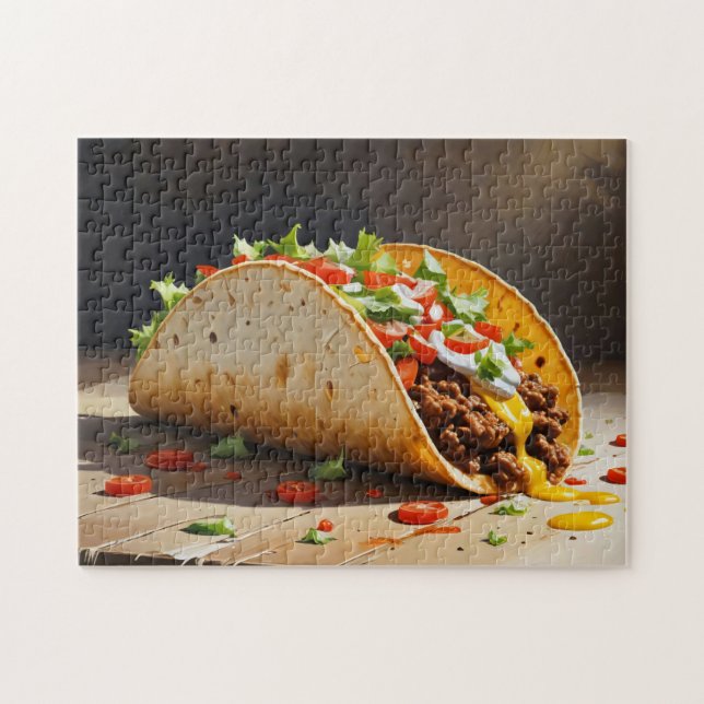 Taco Still Life (Horizontal)