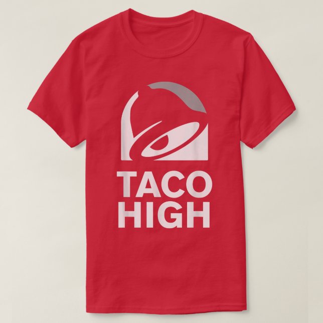 Taco Super High Funny Cooking Gadgets T-Shirt (Design vorne)