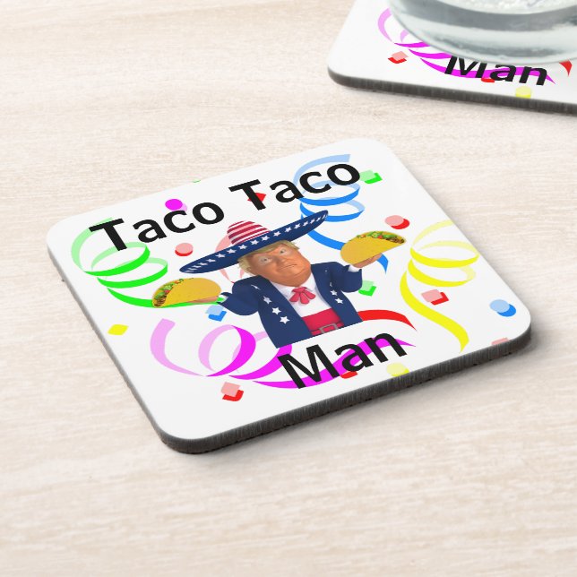 Taco Taco Man Beverage Coaster Getränkeuntersetzer (Linke Seite)
