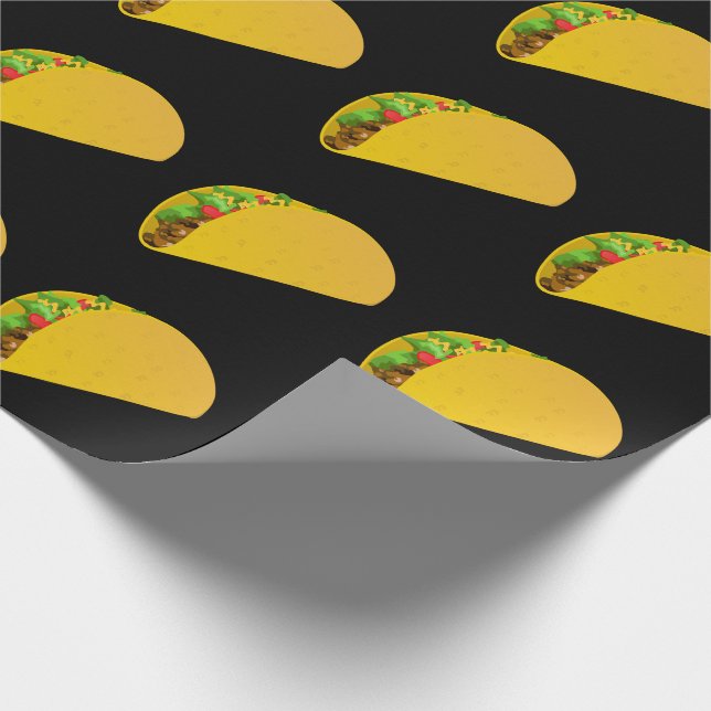 TACO TACOS FUNNY WRAPPING PAPIER GESCHENKPAPIER (Ecke)