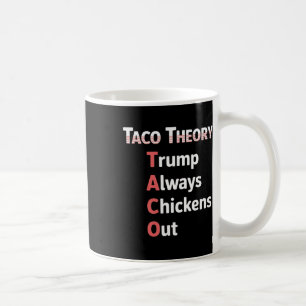Taco-Theorie Immer Hühnchen-Tacos-Pun-Ausgang Kaffeetasse