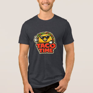 Taco Time - Fiesta Fiasco - Foodie-Freunde Tri-Blend Shirt